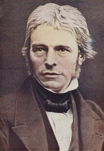 Michael Faraday , engelsk fysiker og kjemiker (farget bilde)