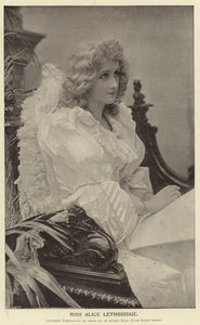 Frøken Alice Lethbridge av English Photographer