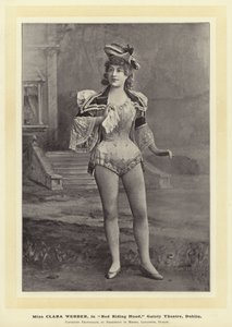 Miss Clara Webber, i Red Riding Hood, Gaiety Theatre, Dublin