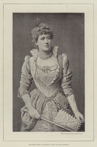 Frøken Ellen Terry som Beatrice i Much Ado About Nothing