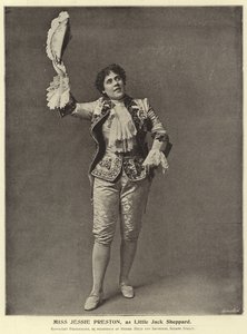 Frøken Jessie Preston, som Little Jack Sheppard