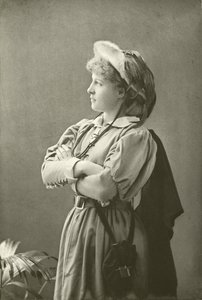 Frøken Lily Langtry som Rosalind (gravyr) av English Photographer