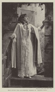 Miss Lucile Hill som Dorothy Vernon i Haddon Hall av English Photographer