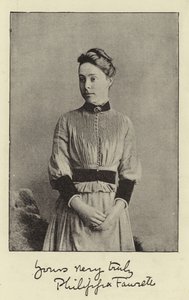 Frøken Philippa Fawcett av English Photographer