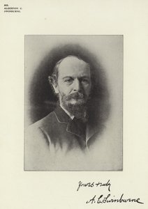 Mr Algernon C Swinburne av English Photographer