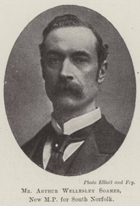 Mr Arthur Wellesley Soames, ny MP for South Norfolk av English Photographer