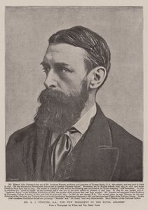 Mr E J Poynter, RA, den nye presidenten for Royal Academy av English Photographer