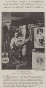 Emile Fuchs, designer av de nye britiske frimerkene av English Photographer