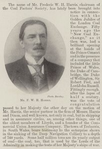 Mr F W H Harris av English Photographer