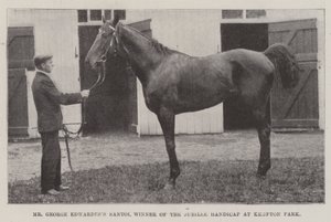 Mr George Edwardess Santoi, vinner av Jubilee Handicap på Kempton Park av English Photographer