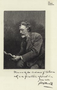 Mr George Meredith av English Photographer