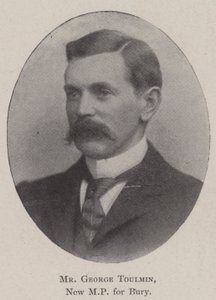 Mr George Toulmin, ny MP for Bury av English Photographer
