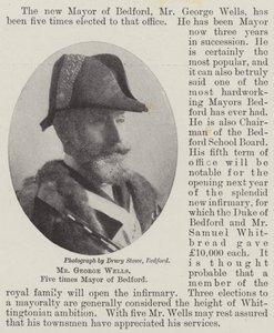 Mr George Wells, fem ganger ordfører i Bedford av English Photographer