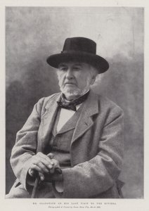 Mr Gladstone på sitt siste besøk til rivieraen av English Photographer