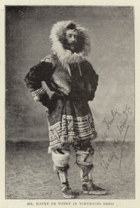 Mr Harry de Windt i Tchuktchi-kjole av English Photographer
