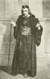 Mr Henry Irving som Shylock (gravyr) av English Photographer