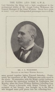 Mr J L Wilkinson, sjef for Great Western Railway av English Photographer