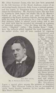 Mr J Seymour Lucas, RA av English Photographer