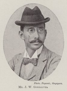 Mr J W Gonsalves av English Photographer