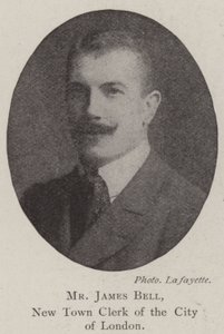 Mr James Bell, New Town Clerk i City of London av English Photographer