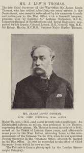 Mr James Lewis Thomas, avdøde sjefsmåler, krigskontoret av English Photographer