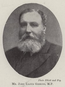 Mr John Lloyd Gibbons, MP av English Photographer