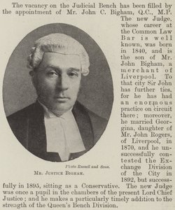 Herr Justice Bigham av English Photographer