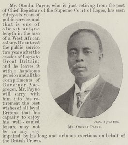 Herr Otonba Payne av English Photographer