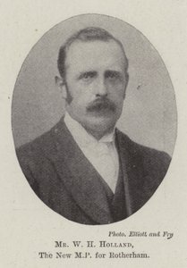 Mr W H Holland, den nye MP for Rotherham av English Photographer