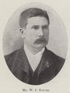 Mr W J Napier av English Photographer