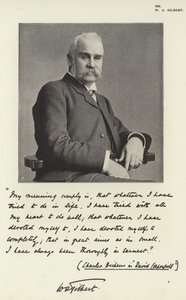 Mr WS Gilbert av English Photographer