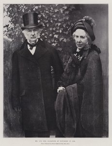 Herr og fru Gladstone på Hawarden i 1895