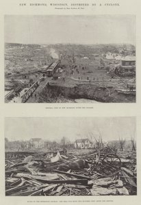 New Richmond, Wisconsin, ødelagt av en syklon