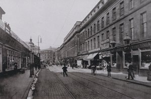 Newcastle, Clayton Street, East (s/hvitt bilde) av English Photographer