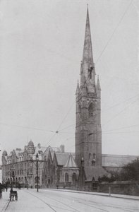 Newcastle, St Marys romersk-katolske katedral (s/hvitt-bilde) av English Photographer