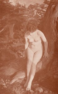 Nudistkunst: Vår (s/h-bilde) av English Photographer