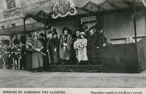Åpning av Kingsway og Aldwych av English Photographer