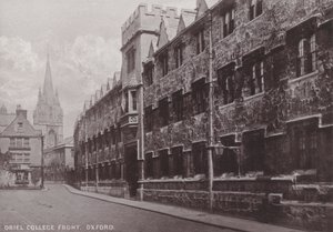 Oriel College Front, Oxford av English Photographer