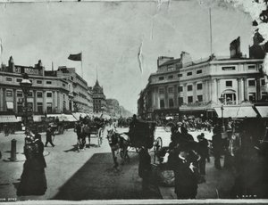 Oxford Circus, Westminster LB: ser øst, 1895 av English Photographer