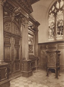 Oxford: Lincoln College, kapellskjermen av English Photographer