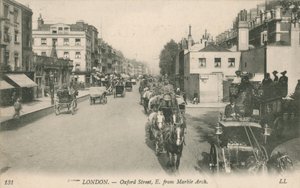 Oxford Street, øst for Marble Arch av English Photographer