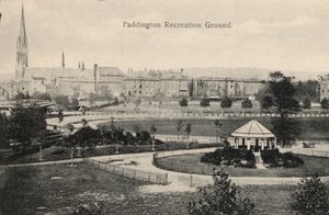 Paddington Recreation Ground, London (s/hvitt-bilde) av English Photographer