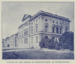 Prinsen av Hohenzollerns palass på Sigmaringen av English Photographer
