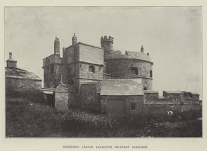 Pendennis Castle, Falmouth, Militær Garnison av English Photographer