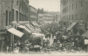 Petticoat Lane søndag morgen av English Photographer