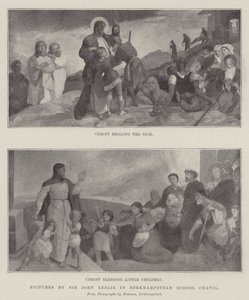 Bilder av Sir John Leslie i Berkhampstead School Chapel av English Photographer