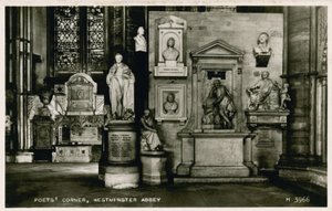 Poets Corner, Westminster Abbey av English Photographer