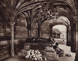 Port Sunlight: Tombs av grunnleggeren, William Hesketh Lever, og hans kone av English Photographer
