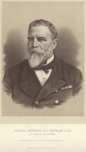 Portrett av admiral Frederick B.P. Seymour av English Photographer