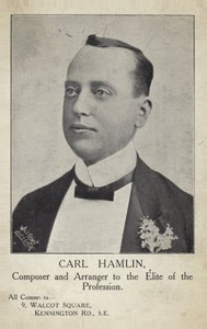Portrett av Carl Hamlin av English Photographer